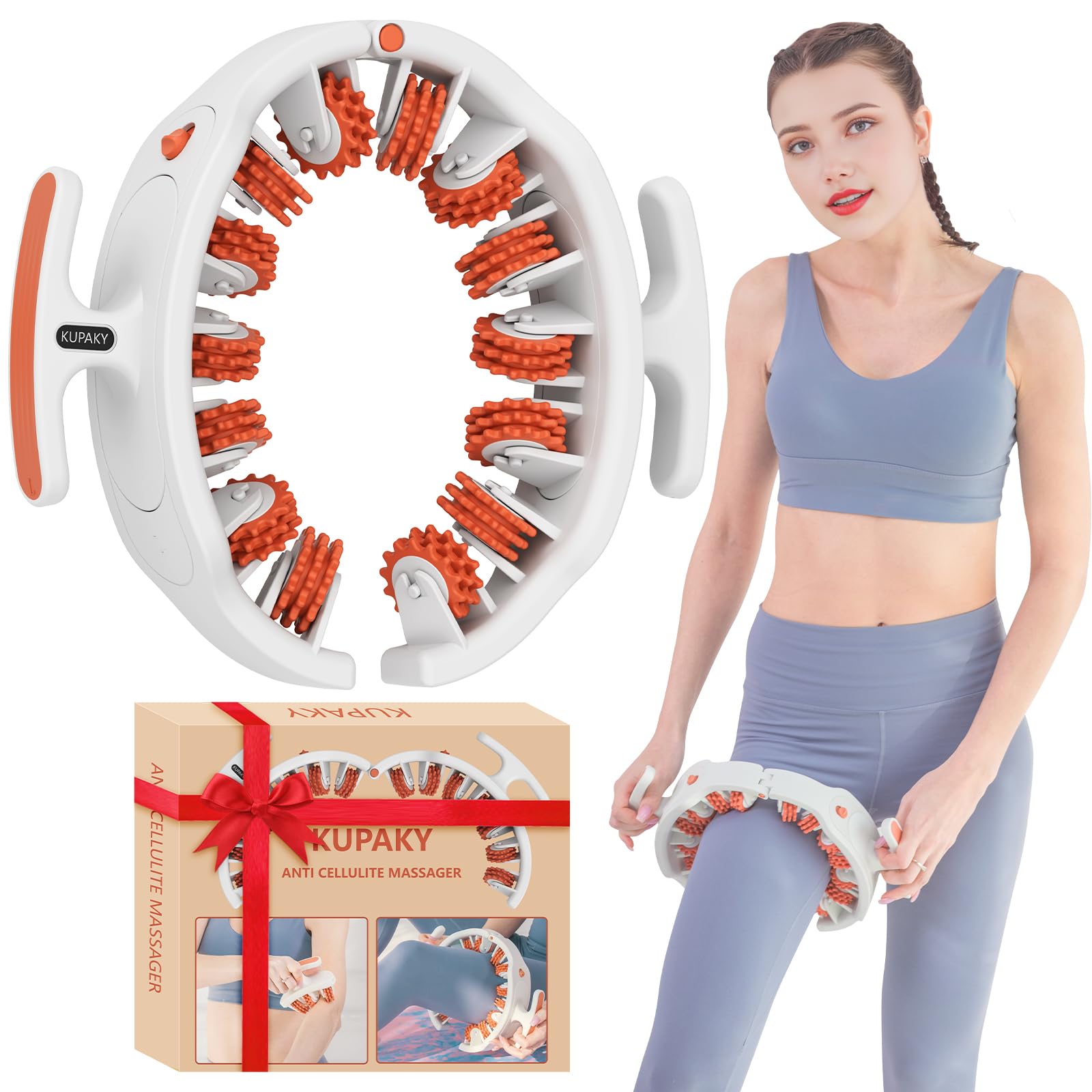 KUPAKY Deep Tissue Massage & Cellulite Roller