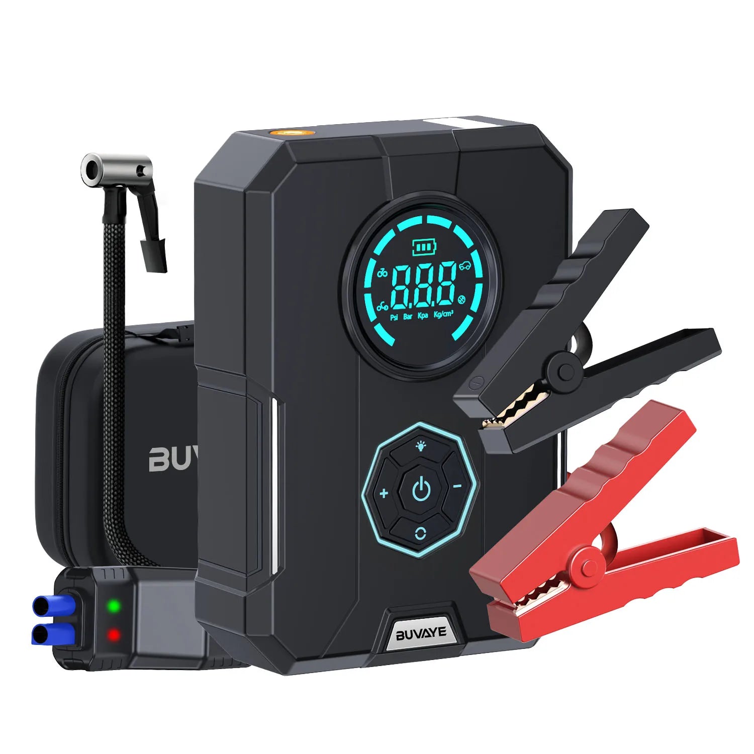 5-in-1 Car Jump Starter with Air Pump