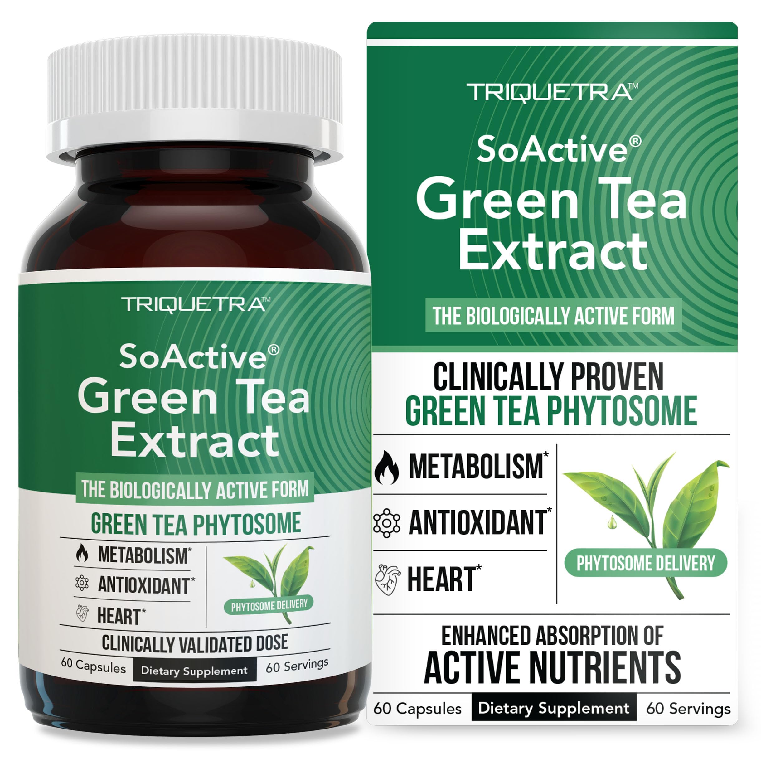 SoActive Green Tea Extract — 60 Capsules