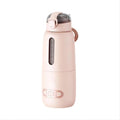 Takyyds Smart Portable Milk WarmerRechargeable USB Bottle Warmer for Baby Breastmilk and FormulaPortable Water WarmerInstant Water Warmer Smart Baby Flask (Pink)