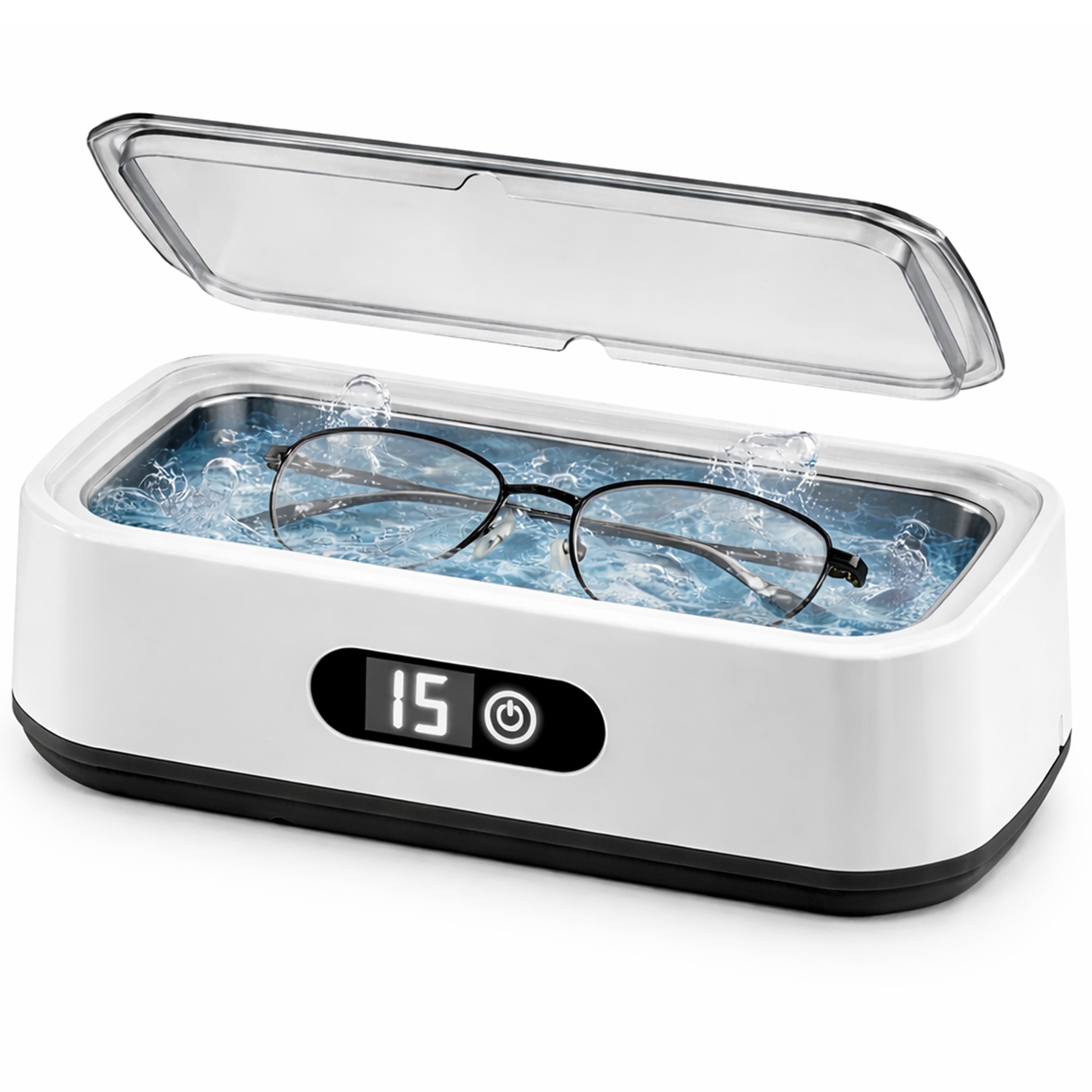Portable Ultrasonic Jewelry & Glasses Cleaner