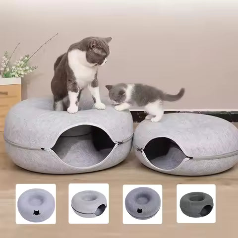 B-Tunnel Donut Cat Bed