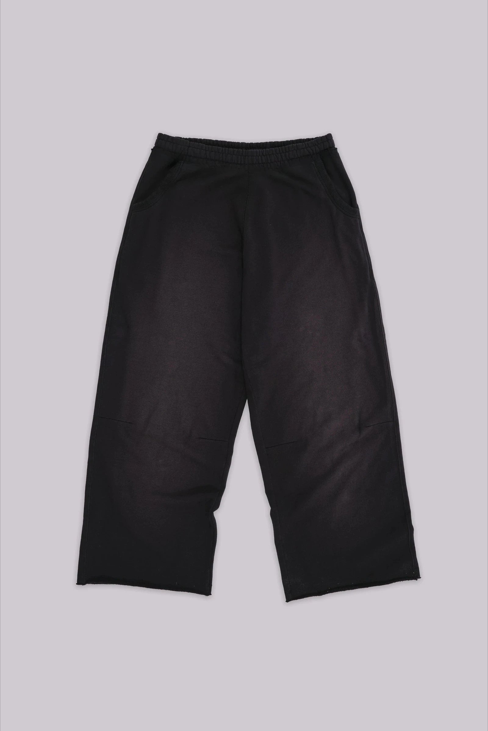 Black Baggy Wide-Leg Joggers — Oversized Streetwear Sweatpants