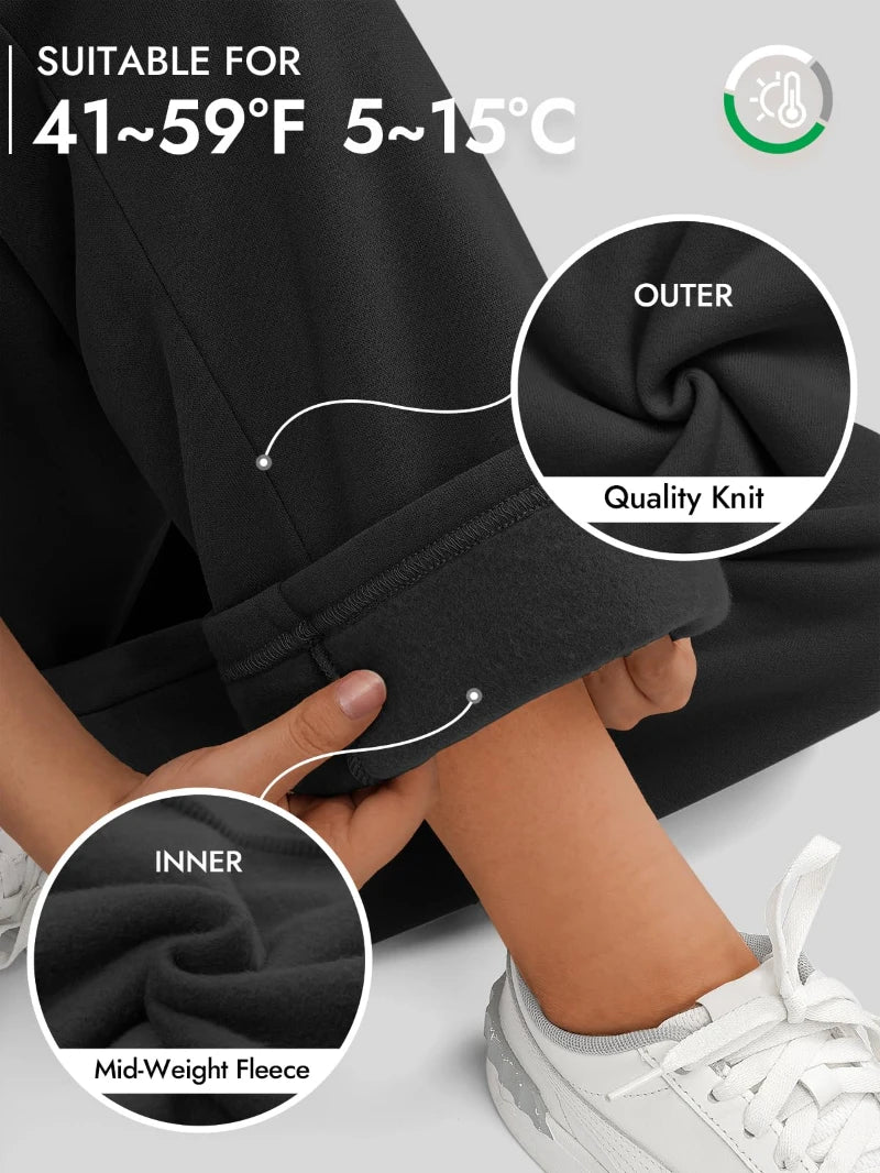 Black Baggy Wide-Leg Joggers — Oversized Streetwear Sweatpants