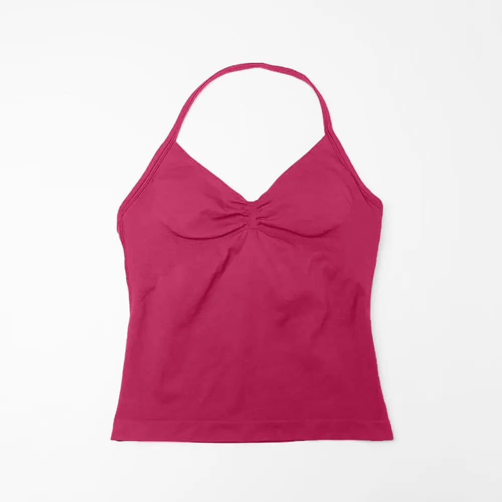 Longline Open-Back Sports Bra
