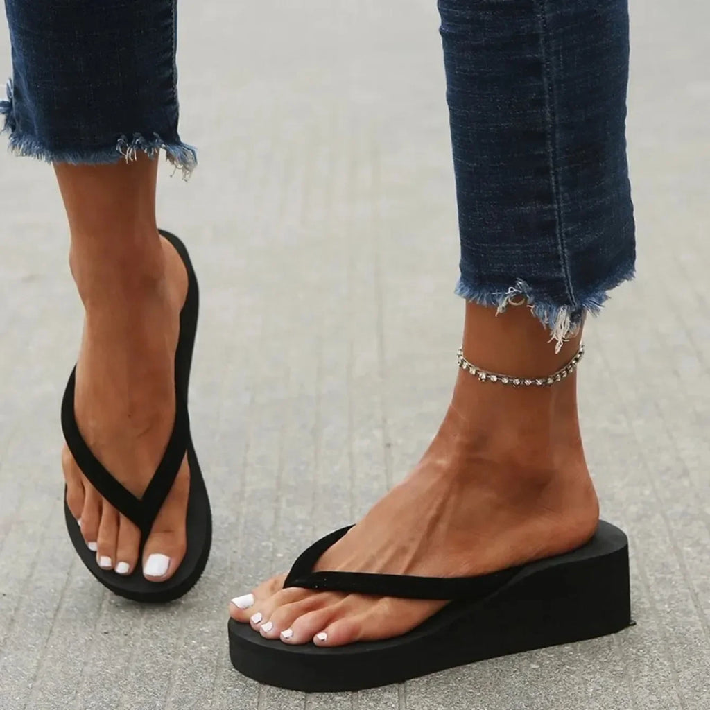 Women's Wedge Memory Foam Slippers