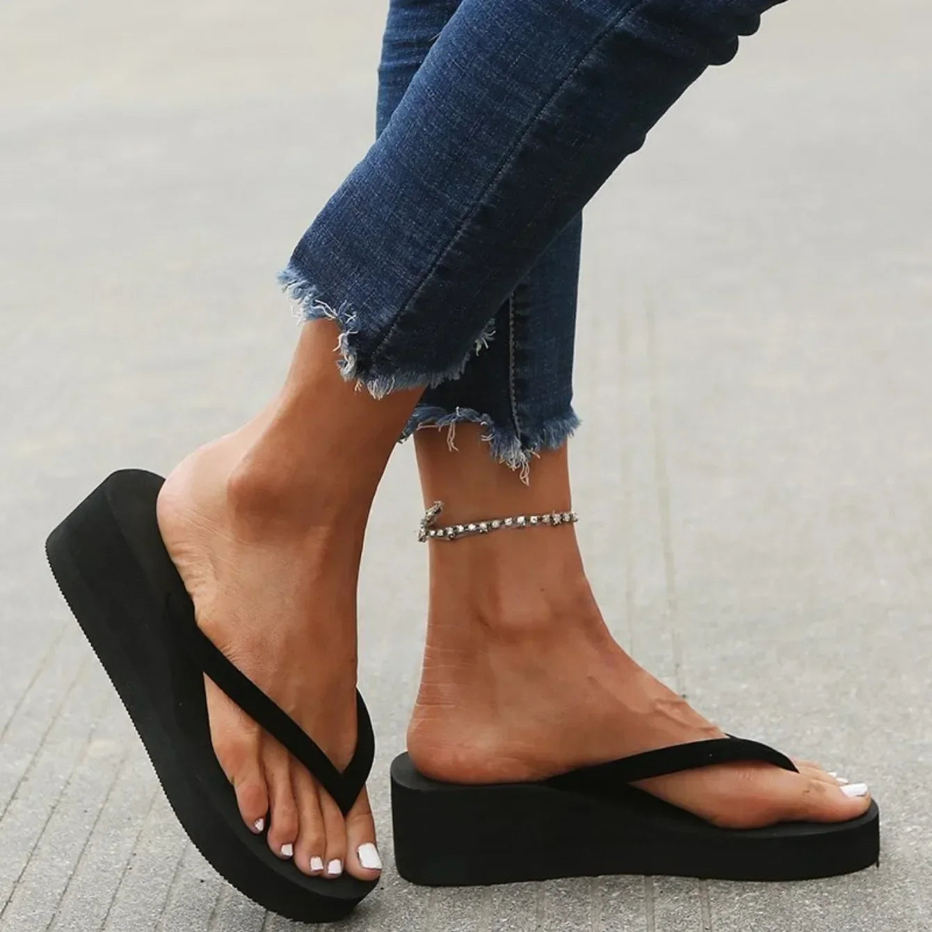 Women's Wedge Memory Foam Slippers