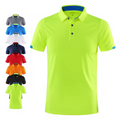 Men's quick-dry golf polo shirt
