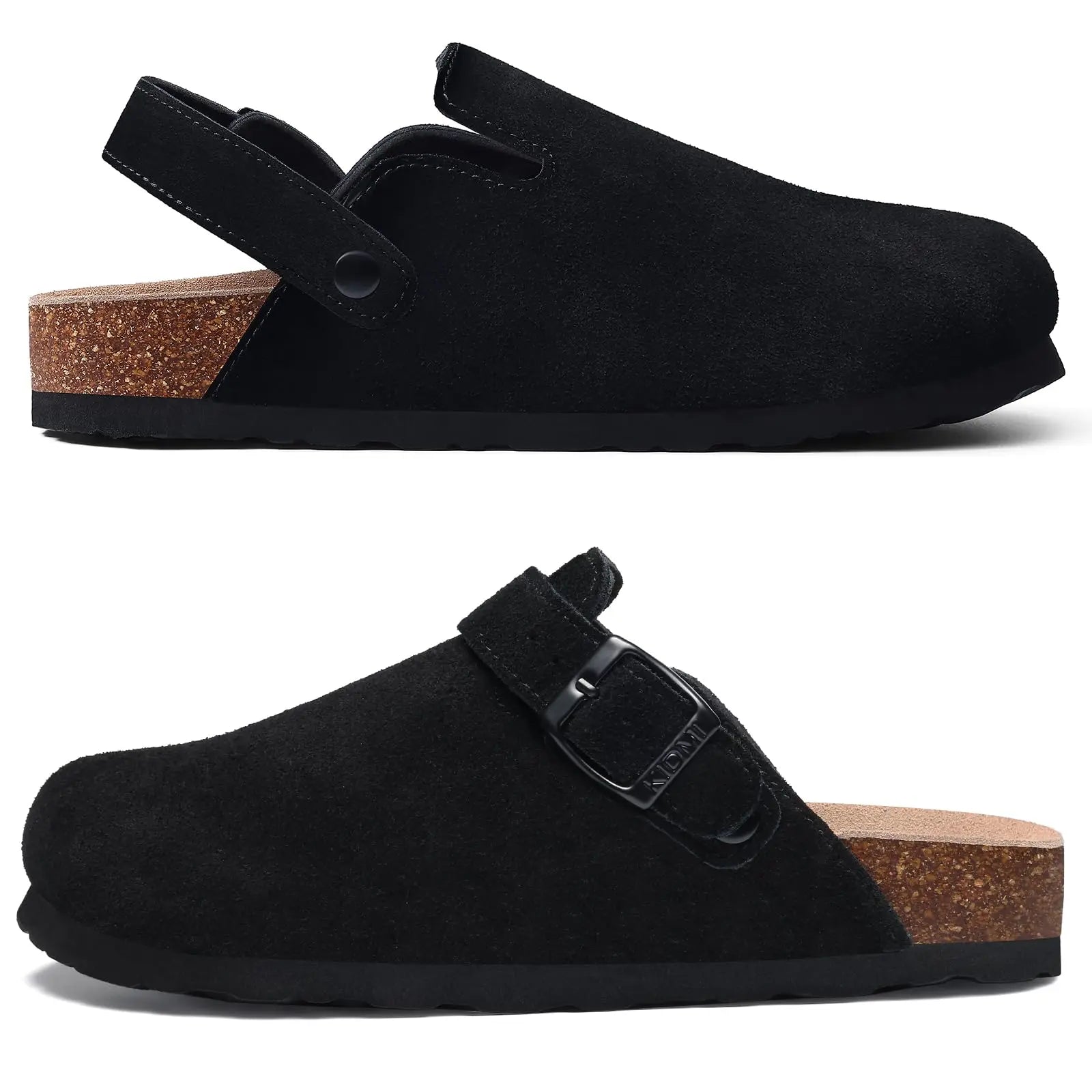 Men's Suede Cork Slip-On Mules