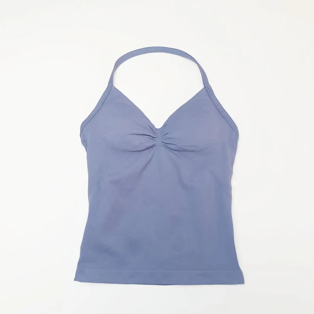 Longline Open-Back Sports Bra