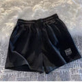 Men's black quick-dry 2-in-1 running shorts with built-in liner and zip phone pocket