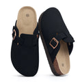 Men's Suede Cork Slip-On Mules