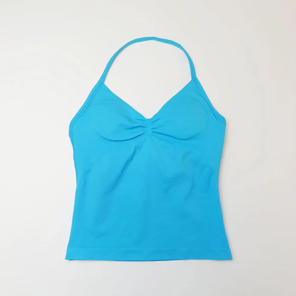 Longline Open-Back Sports Bra