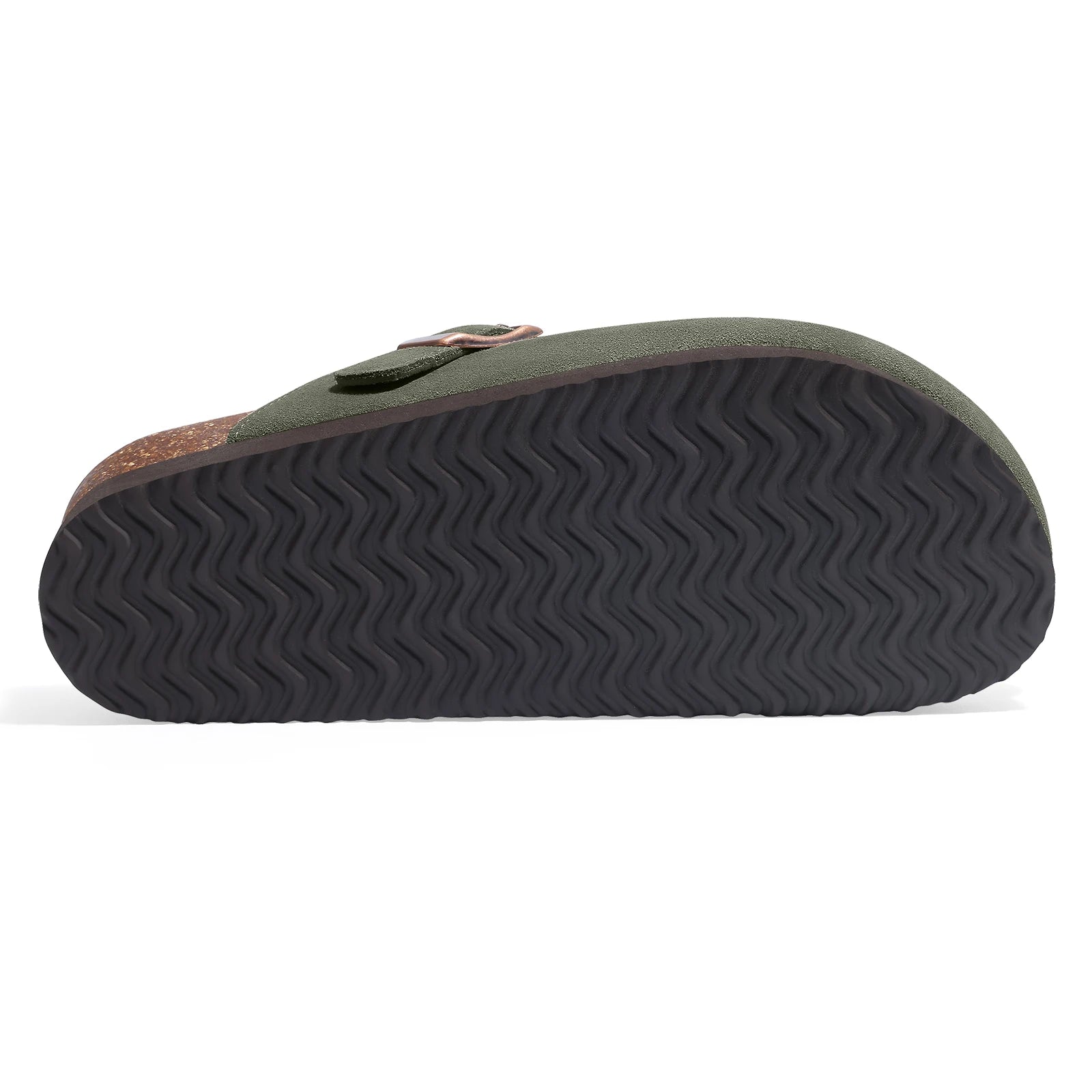 Men's Suede Cork Slip-On Mules