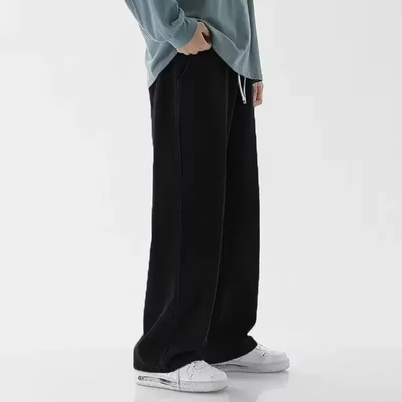 Streetwear Baggy Jeans — Wide-Leg Denim Trousers, Harajuku Style