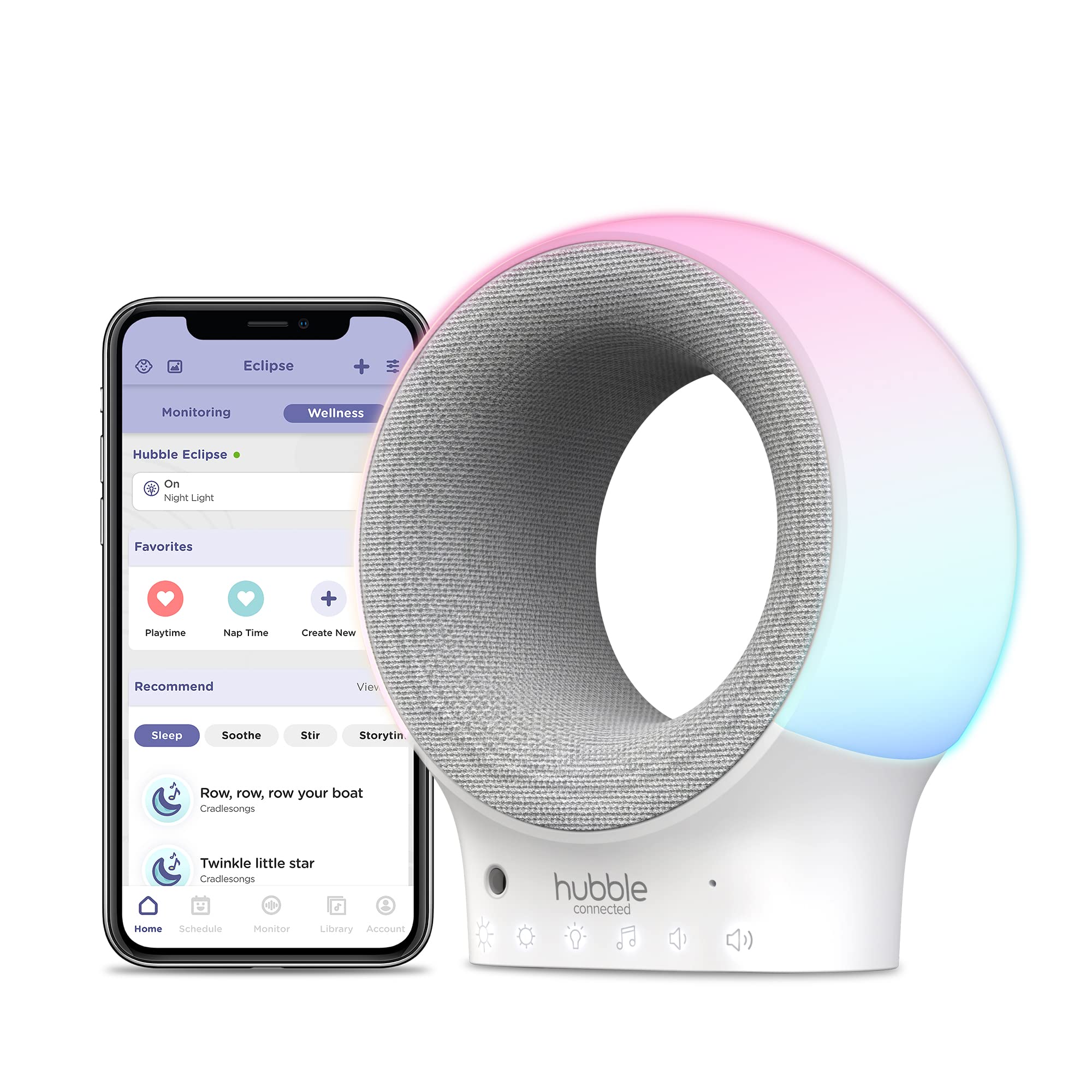 Hubble Eclipse Baby Sound Machine & Night Light