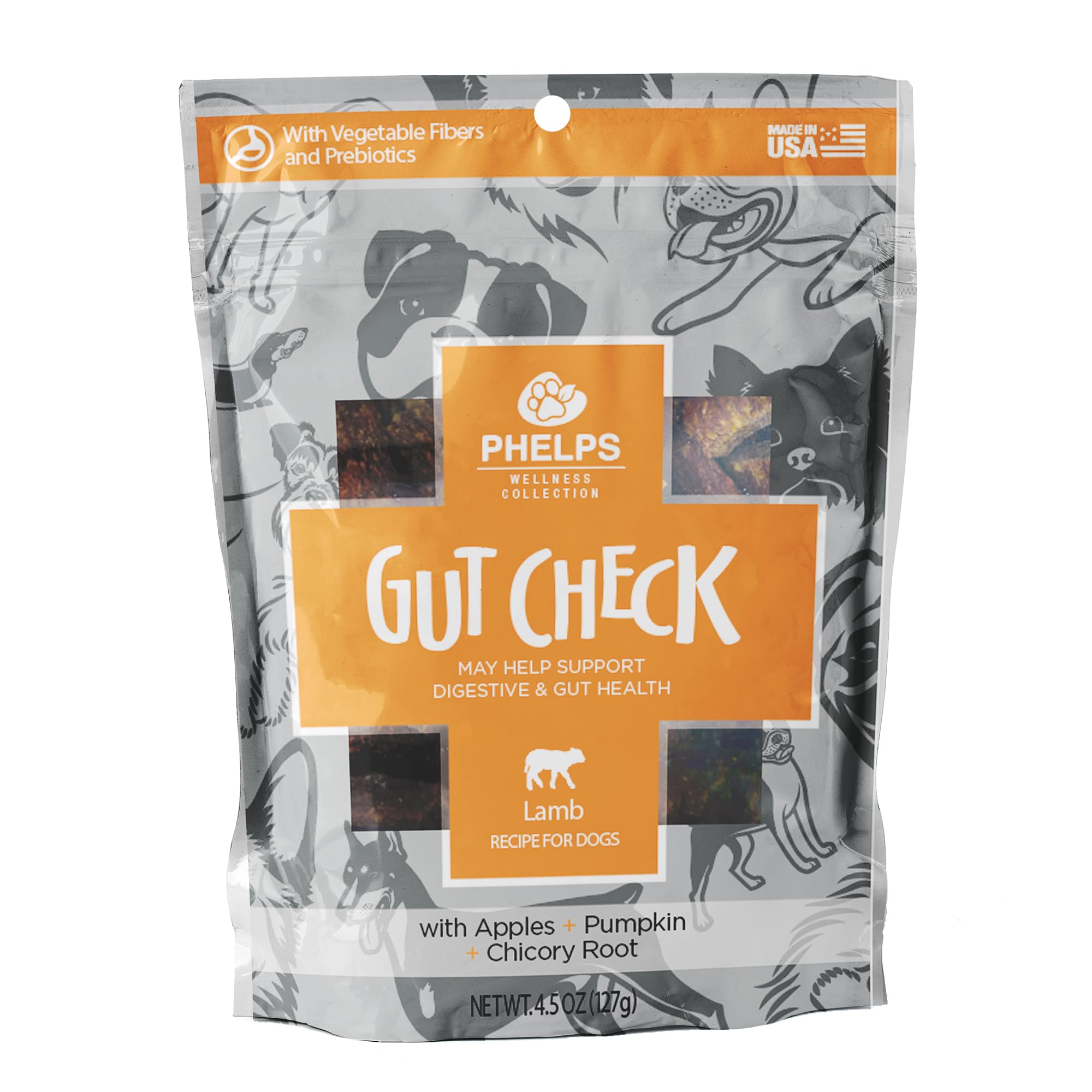 Gut Check Digestive Dog Treats — Lamb, 4.5 oz