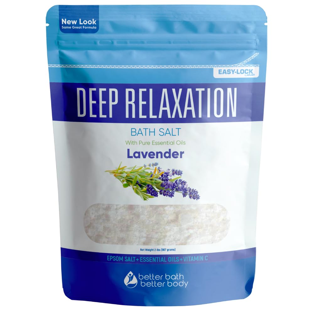 Deep Relaxation Lavender Bath Salt — 32 oz