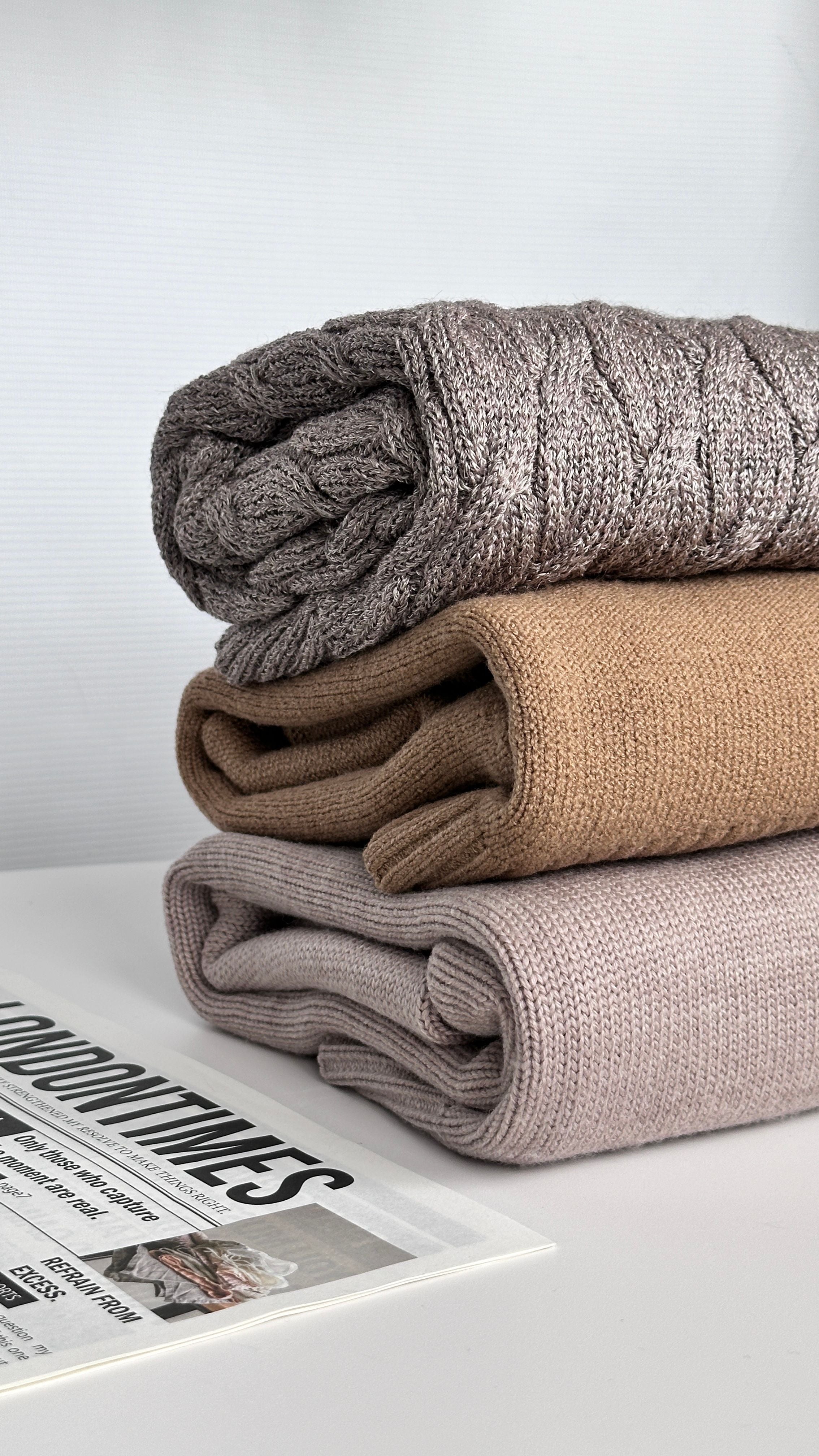 Chunky knit throw blanket