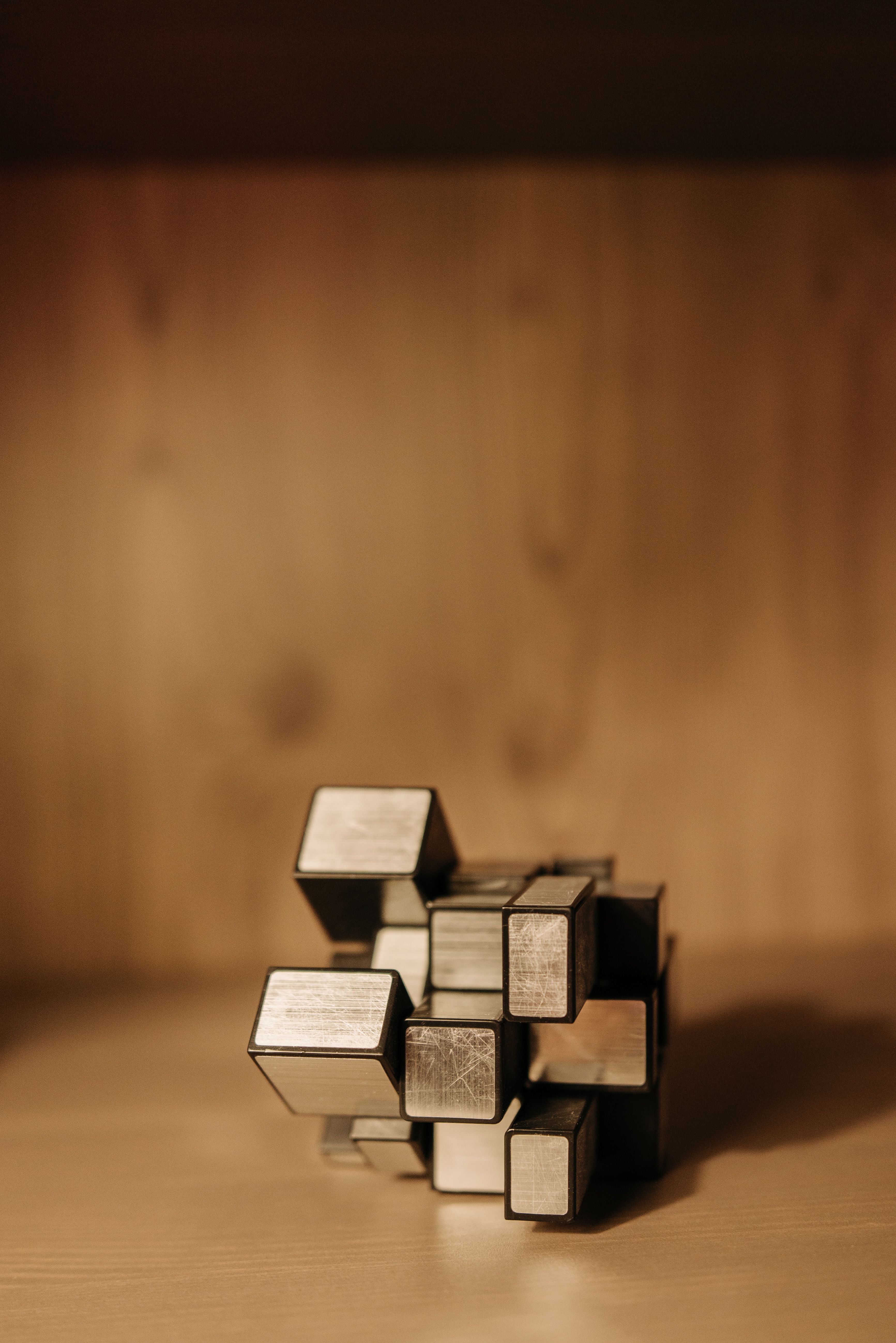 Metal infinity cube fidget toy