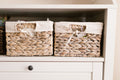 Woven storage baskets